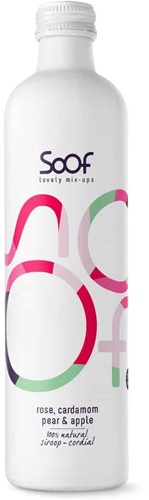 Soof Siroop Roos, Kardemom, Peer & Appel 340 Ml