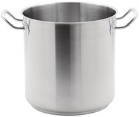 Stainless steel high-sided cooking pan 20.5 liters