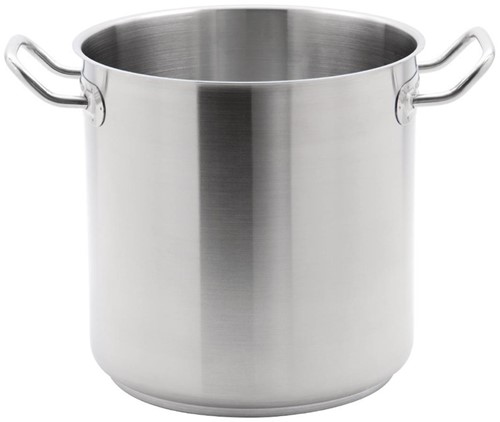 Stainless steel high-sided cooking pan 20.5 liters