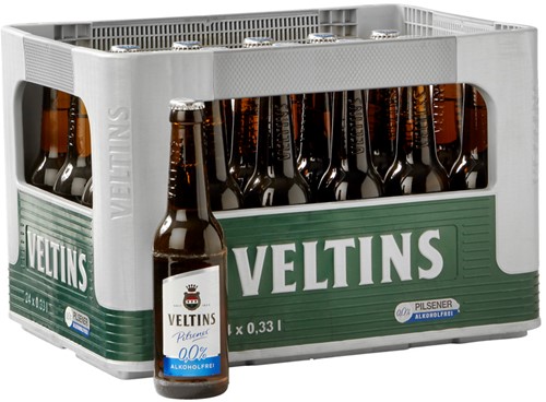 Veltins Alcohol Vrij 0.0% 24x0,33 Cl Krat 