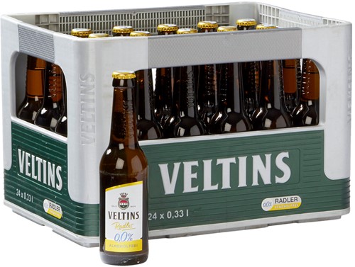 Veltins Radler Alcohol Vrij 0.0% 24x33 Cl krat 