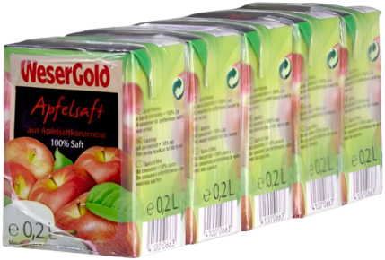 Wesergold Appelsap Mini 60X20 Cl